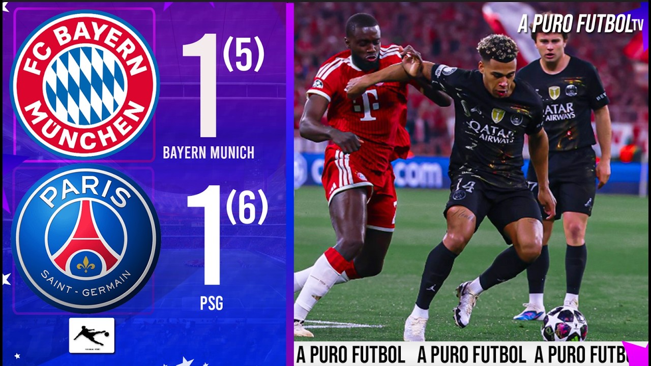 ✅ BAYERN MUNICH vs PSG EN VIVO 🏆 JUEGA LUIS DIAZ SEMIFINAL CHAMPIONS LEAGUE