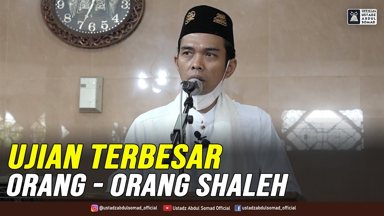 UJIAN TERBESAR ORANG - ORANG SHALEH | Khutbah Jum'at, Masjid Agung Kota Solok, Sumbar 23.7.2021