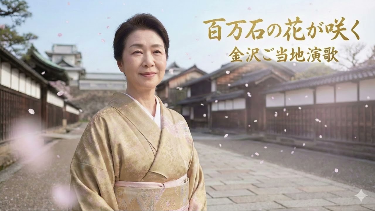 【金沢演歌】百万石の花が咲く｜遅咲きの人生に捧ぐ一曲
