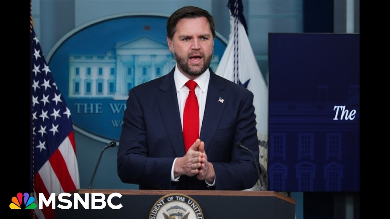 Vance RIDICULED for downplaying racist texts from GOP 'kids' in their 20s and 30s
