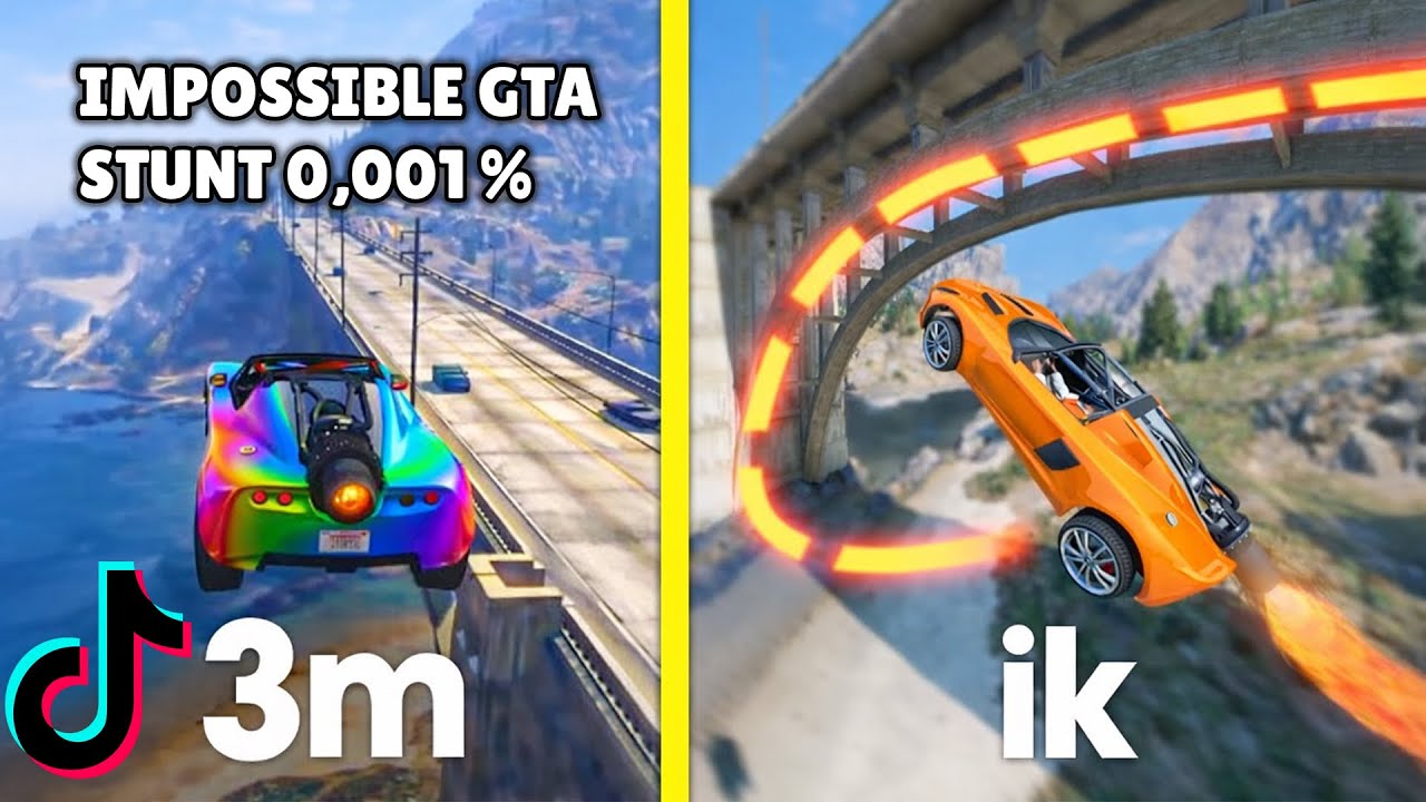 Wij Proberen Virale TIKTOK Stunts in GTA 5!