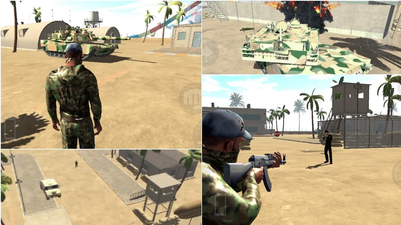 Army Base Full Gameplay PART-1 #indianbikedriving3d
