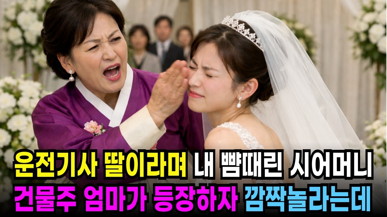 운전기사 딸이라며 결혼식날 내 뺨때린 시어머니, 건물주 엄마가 등장하자 오열하는데..  ㅣ노후사연ㅣ감동사연ㅣ사연라디오ㅣ오디오북ㅣ인생사연ㅣ