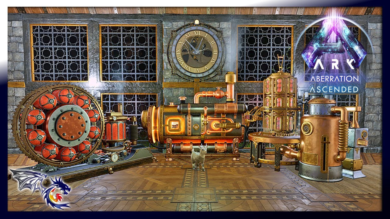 Installing The NEW Steampunk Equipment Into Our Base | ARK: Aberration Ascended #10