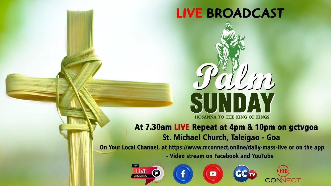 LIVE || PALM SUNDAY || KOKANI MASS || TALEIGAO CHURCH || 05 APRIL 2020