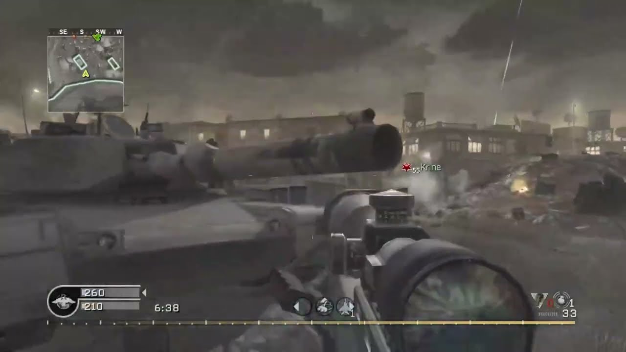 No commentary sniping in CoD4! (45 kills)