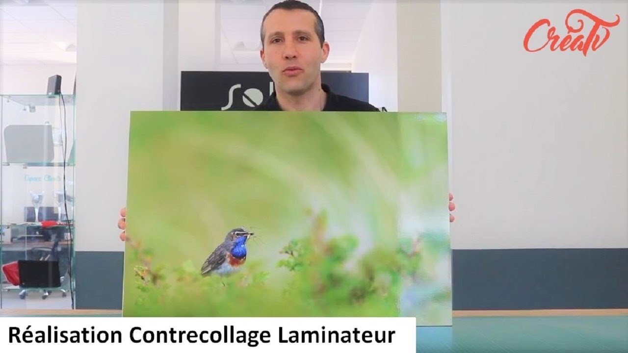 CréaTv - Réaliser un contrecollage avec un laminateur