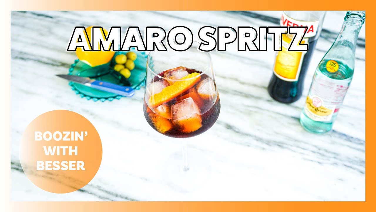 How To Make An Amaro Spritz | Boozin' With Besser | Elena Besser