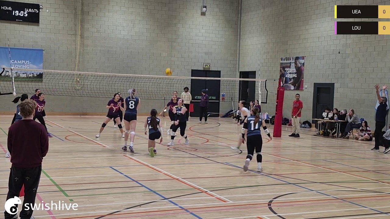 BUCS Woman's Midlands Tier 1 | UEA VS Loughbrough University 
UEA VS LOU