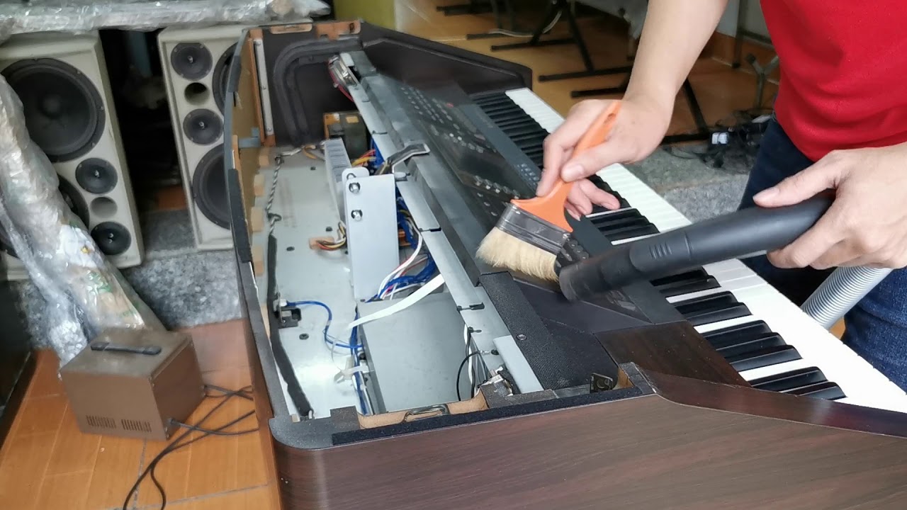 Bán đàn piano điện bãi Nhật Bản CVP207 . hướng dẫn tháo đàn vệ sinh bảo dưỡng và lắp ráp tại nhà