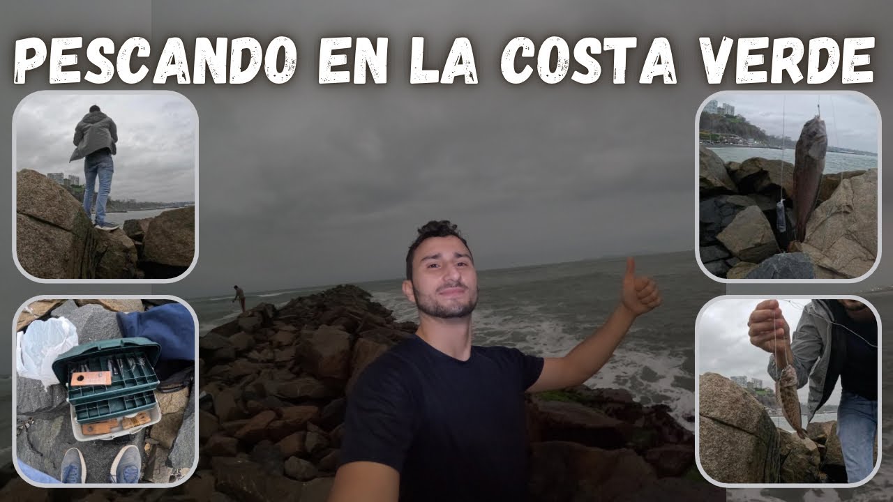 Pescando en la costa verde / Lima / Perú