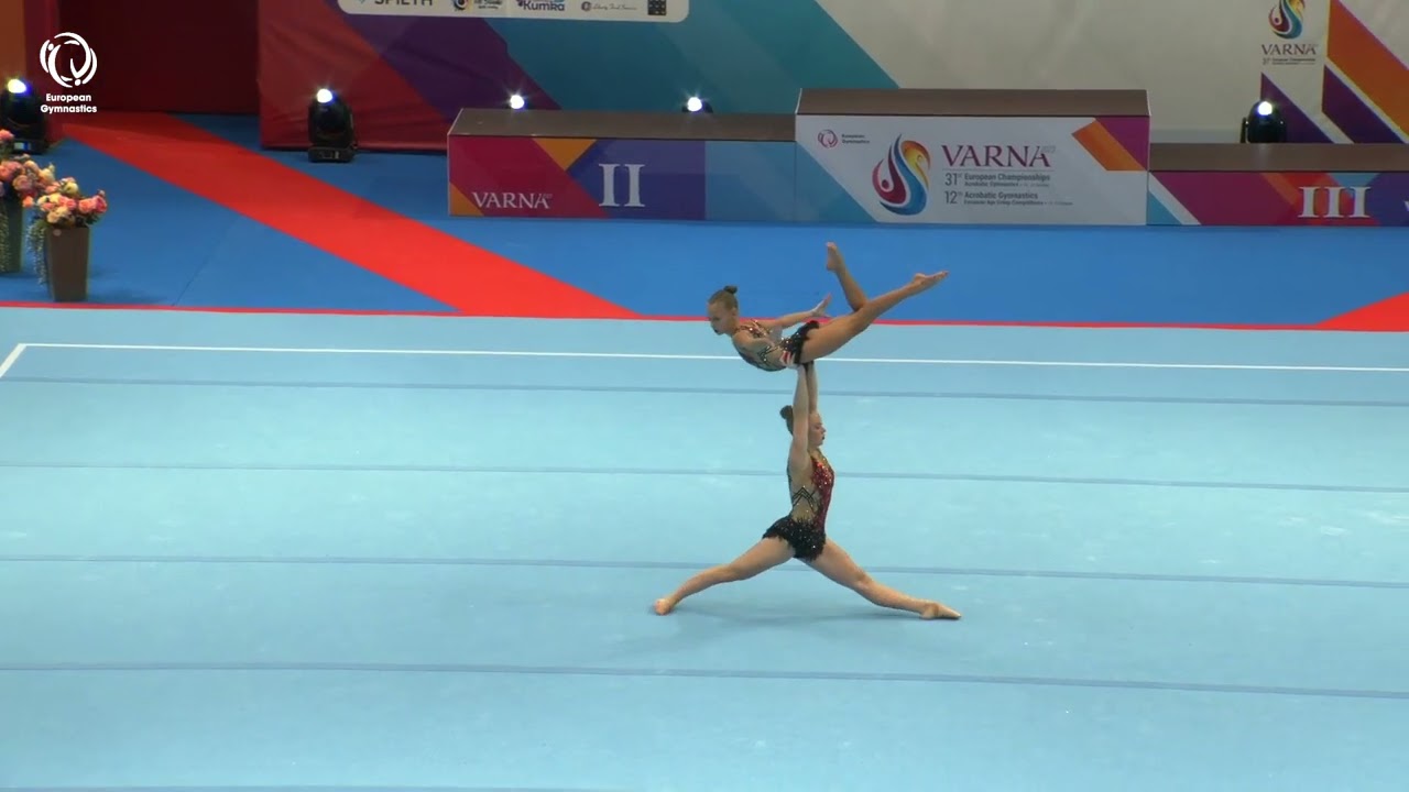 Zofia Przechrzta & Maja Mrozek (POL) - 2023 ACRO EAGC bronze medallists, 11 - 16