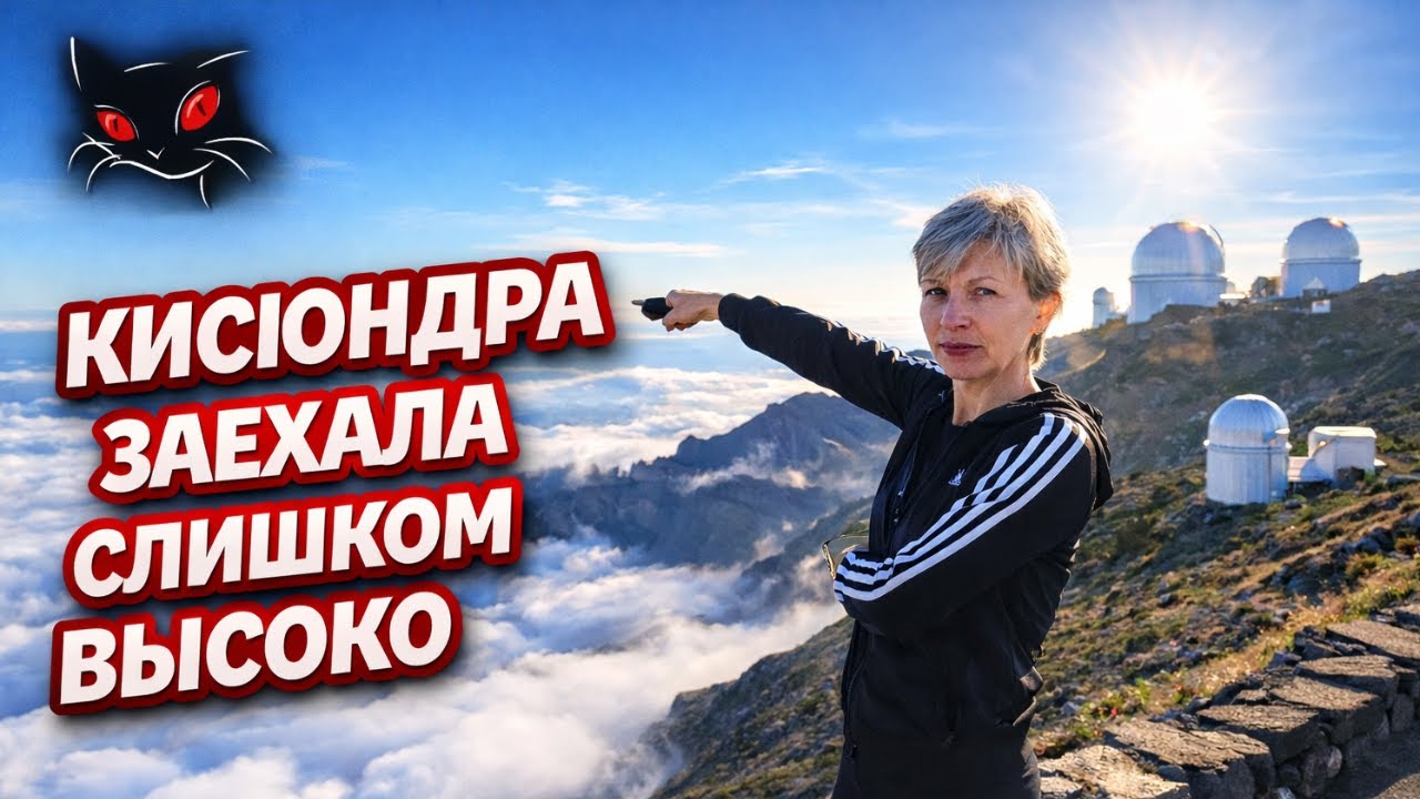 КИСЮНДРУ ЗАНЕСЛО НА КРАЙ НЕБА 🚗💨 | Ла Пальма, телескопы, горные дороги