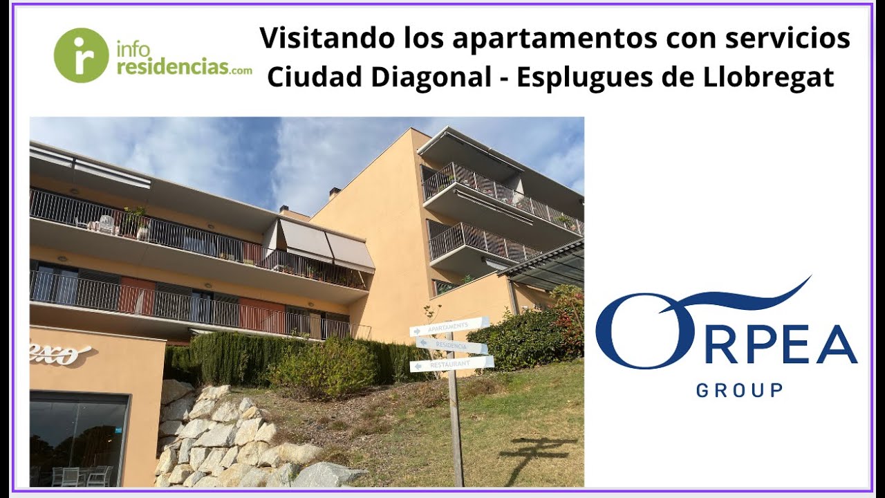Visitando los apartamentos con servicios de Ciudad Diagonal - Esplugues de Llobregat - Orpea