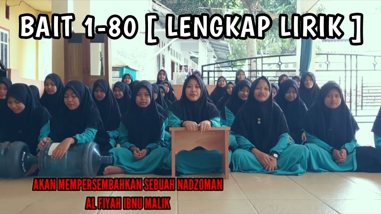 Nadzom Alfiyah Ibnu Malik Lengkap Lirik bait 1-80