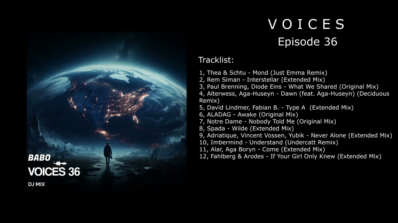 Babo - Voices 36 ( Progressive House, Melodic House & Techno Dj Mix) 2026