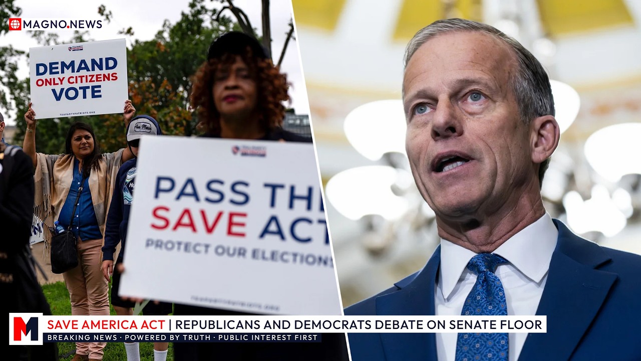 🇺🇸 SAVE America Act 🗳️ Senate Debate on Banning Illegal Alien Voting in American Elections [LIVE]