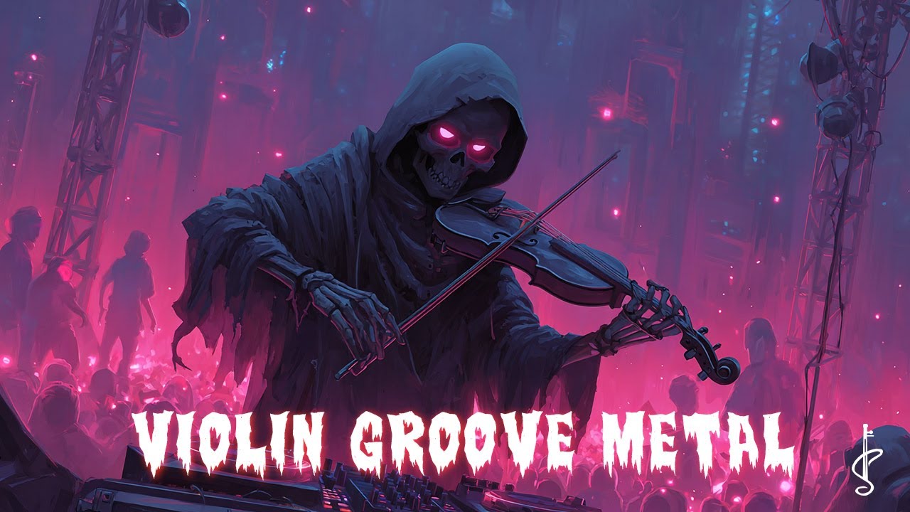 Frozen Echo – Violin Resonates Through Metal’s Winter 🎻❄️🎸