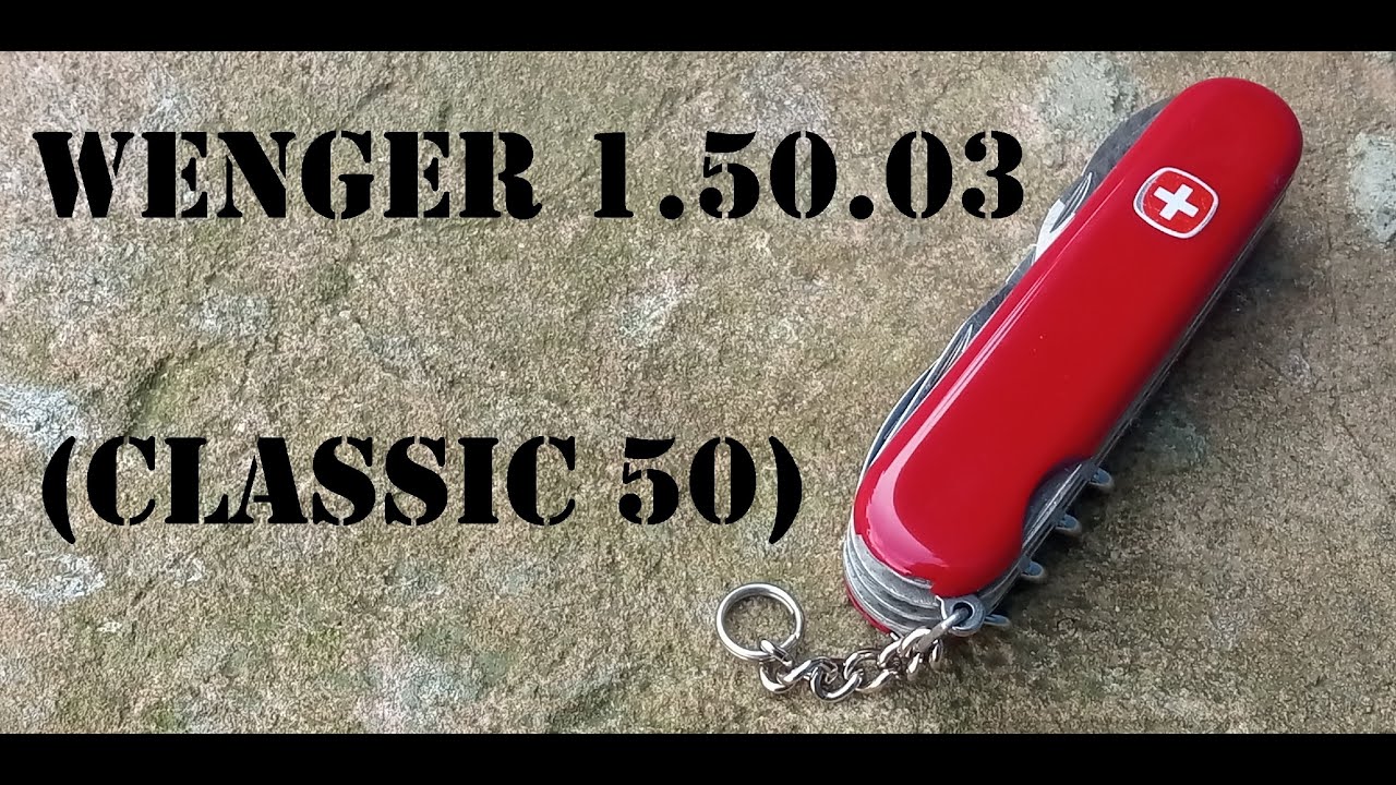 🔪🇨🇭 Wenger 1.50.03 (T.C.C. Classic 50), primicia en YT? 7️⃣8️⃣