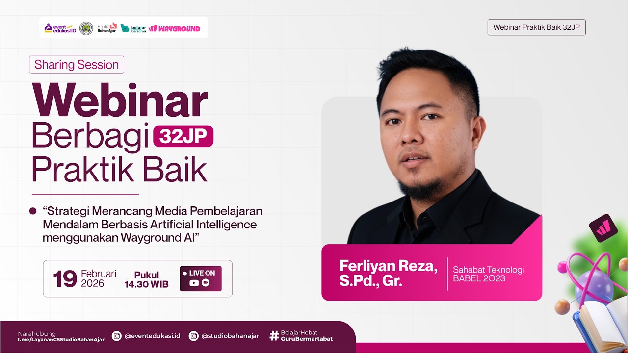 H2: Webinar Merancang Media Pembelajaran Mendalam Artificial Intelligence menggunakan Wayground AI
