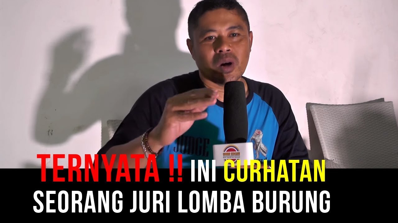 TERNYATA !! INI CURHATAN SEORANG JURI LOMBA BURUNG