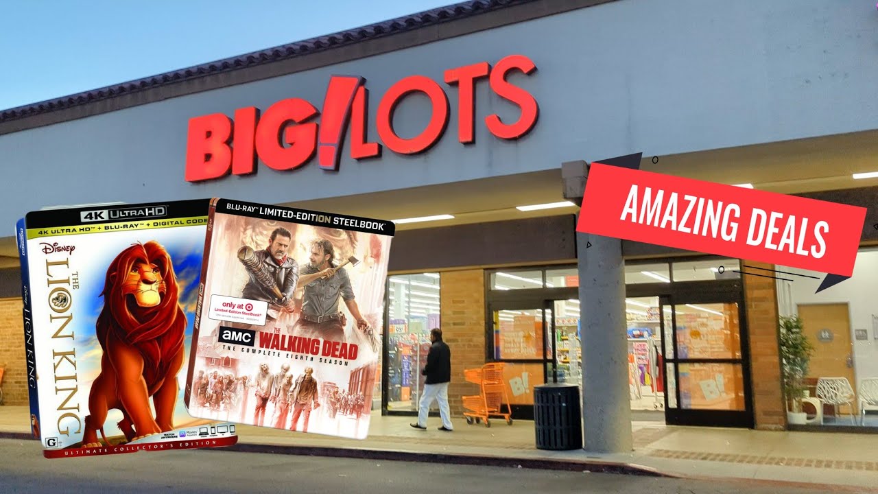 I Found Some GREAT Blu-Ray , 4K and DVD Finds at Big Lots!