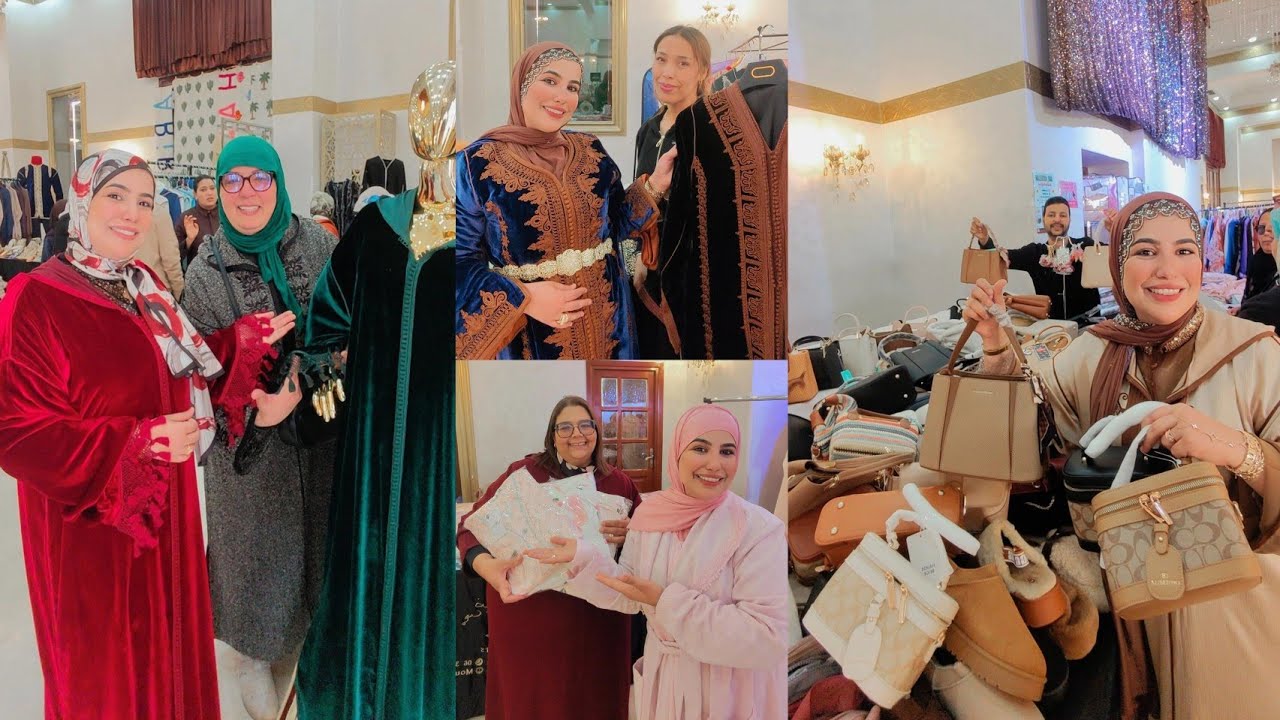 📢جلالب تكرير عمري شفت بحالهم لأول مرة عند عزيزة توجطات نشوف بحالهم تيحمقو😍دخول بالمجان معرض مراكش 📍