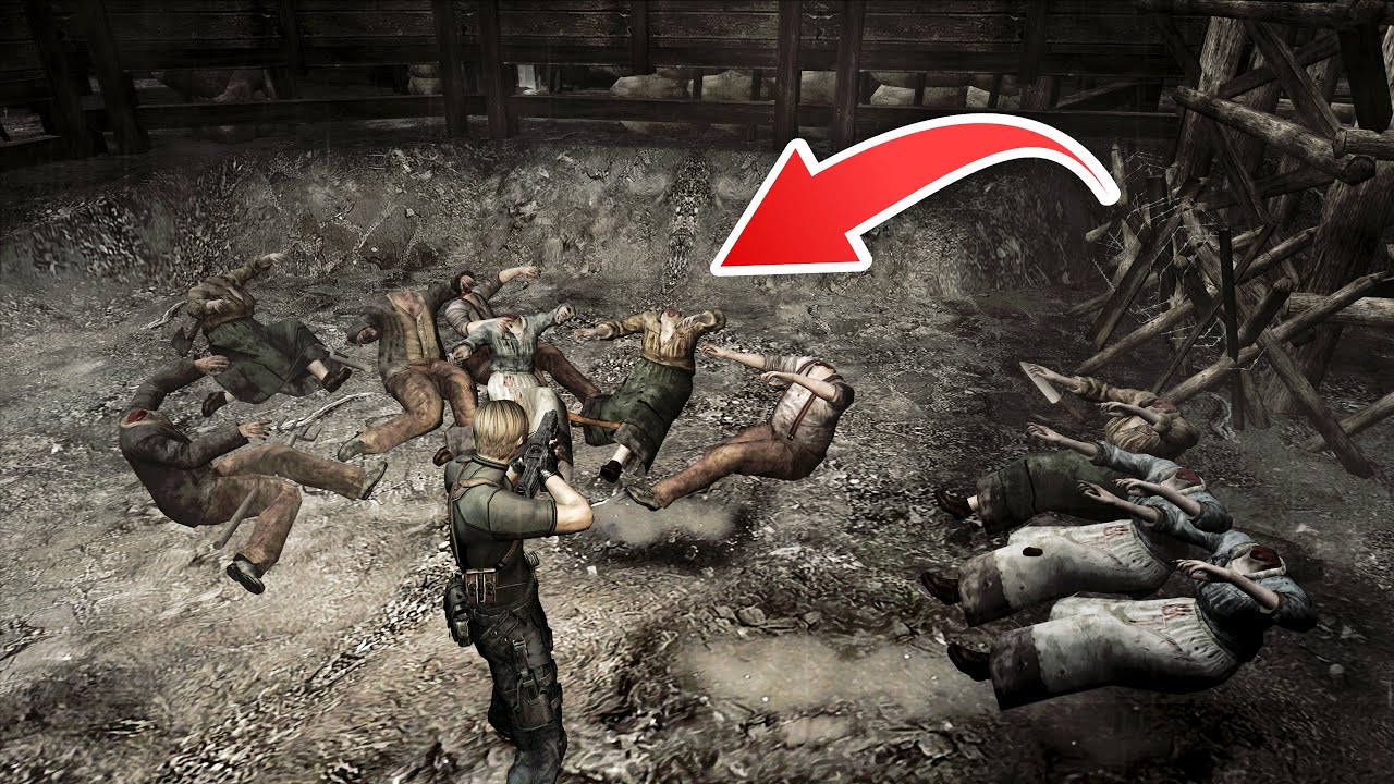 What If Leon Had Auto KICK Blow-Head Bullets? - Part 2 - Resident Evil 4