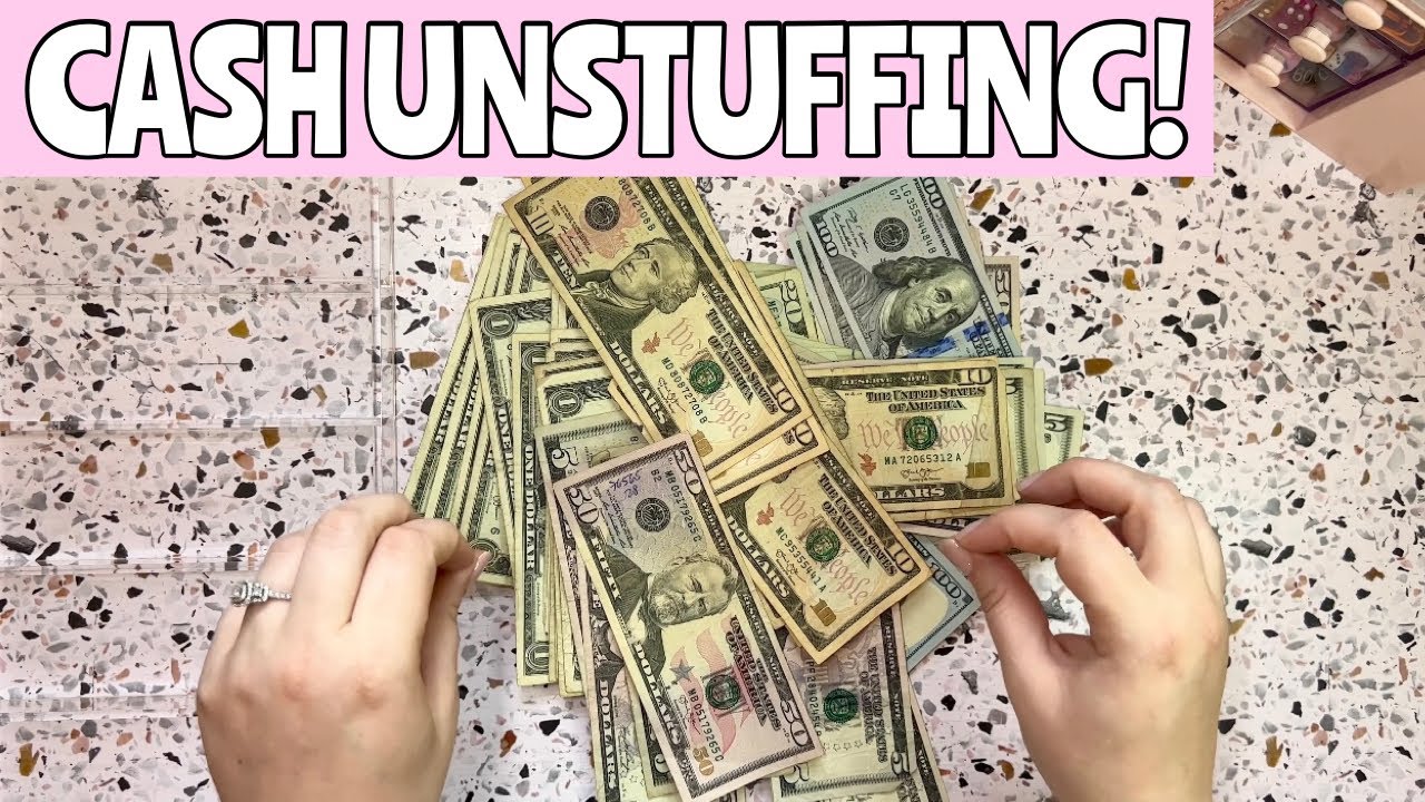 CASH UNSTUFFING | BILLS BINDER & SPENDING FOR JUNE!
