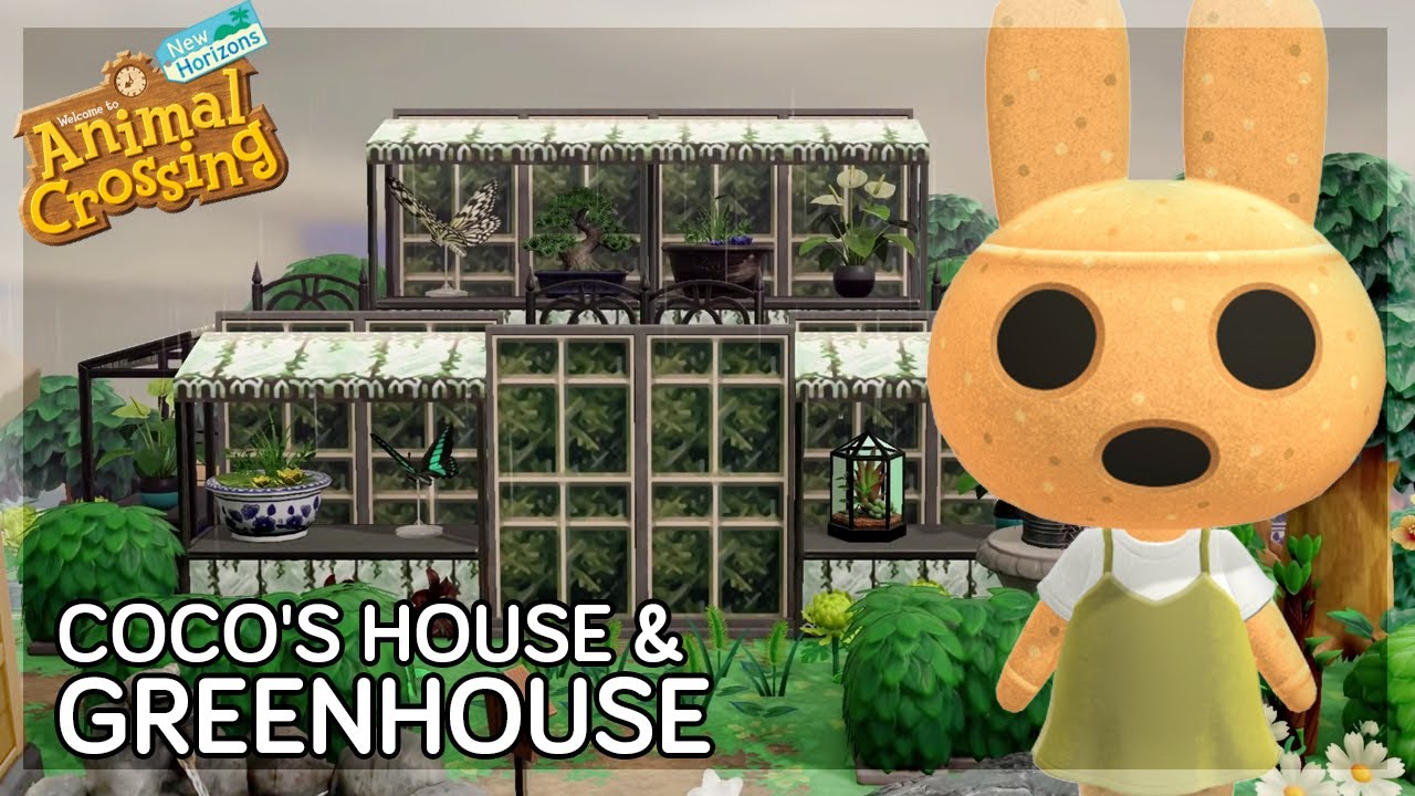 Greenhouse & Garden 🏡 (speed build) // Swampcore Island // Animal Crossing