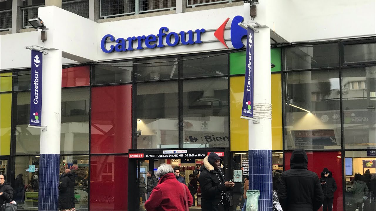 جولة في كارفور 🥫سان دوني 🍫باريس (  Carrefour _de _Saint _Denis #)