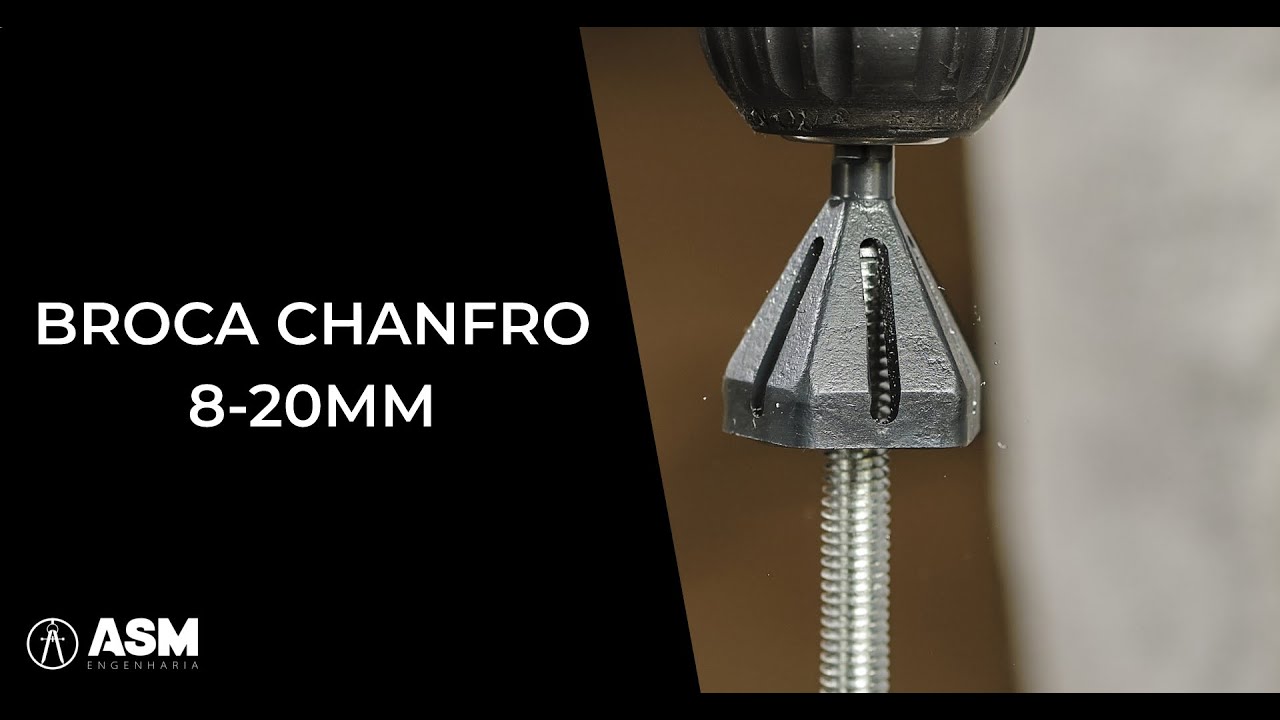 Broca Chanfro 8-20mm ASM Ultra | Demonstra&ccedil;&atilde;o