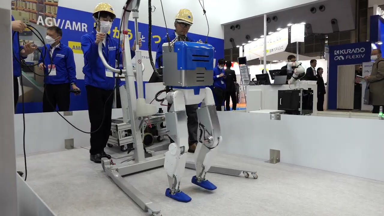 住友重機械工業 サイクロ減速機デモ用２足歩行ロボット #irex2025