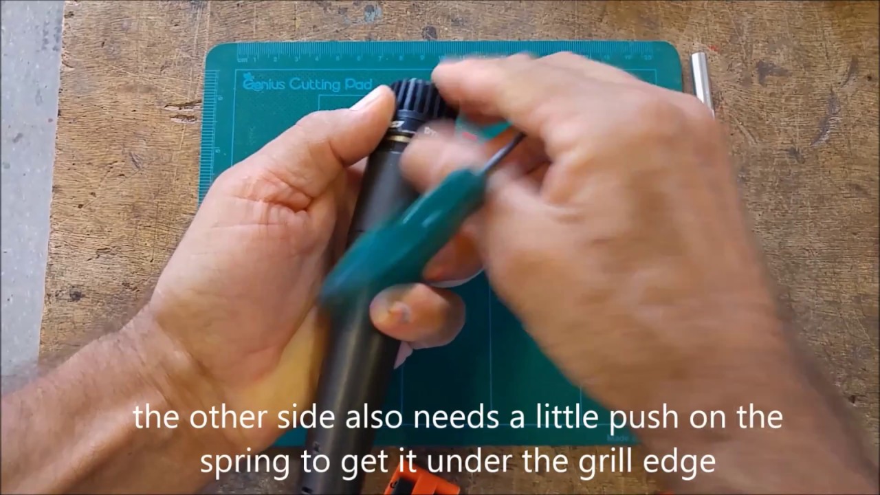 SM57 Grill Rattle Repair - Hebrew w/English subtitles