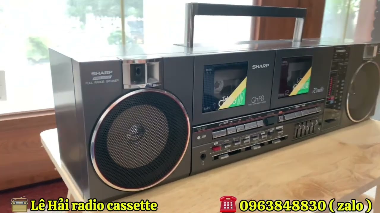 📻 Đài Sharp QTP8 đẹp sản xuất tại Nhật. Tất cả hoàn hảo. Anh em quan tâm. ☎️0963848830 ( zalo )