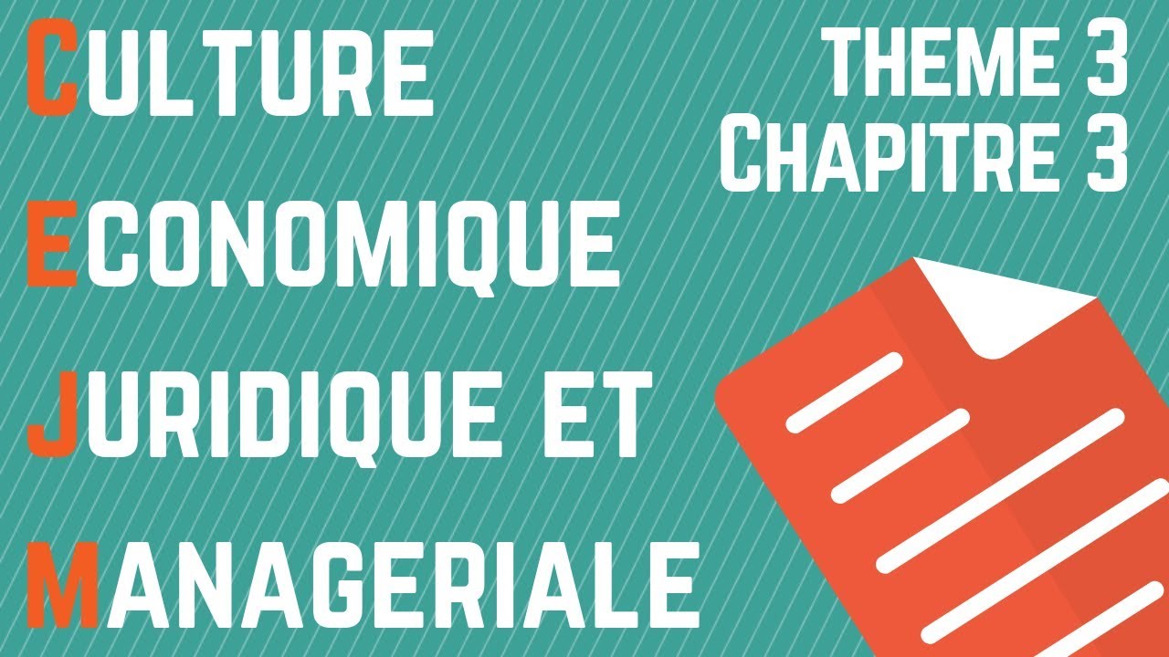 CEJM - Th3 Chap3 : L'évolution de la structure juridique