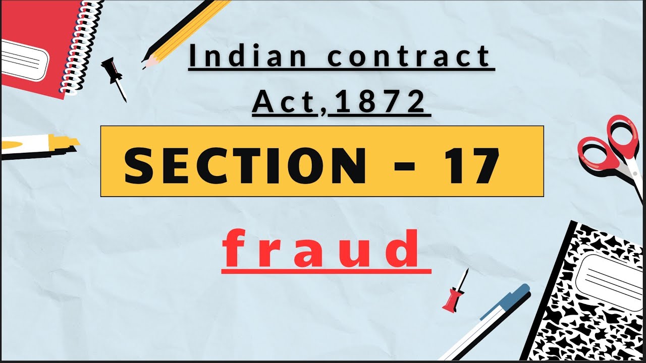 section 17 of the Indian contract Act , 1872 #contract_act #prince_dwivedi #section_17 #fraud