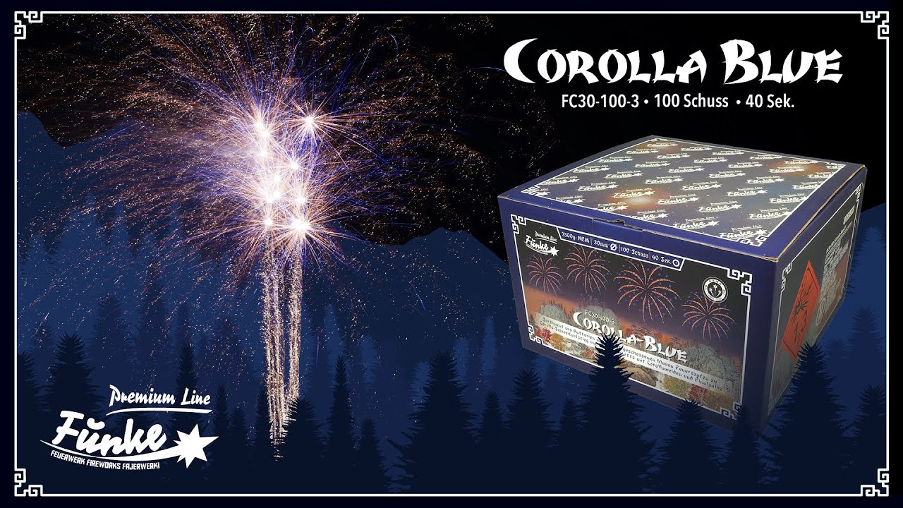 100sh 30mm Cakebox Assortment - Corolla Blue