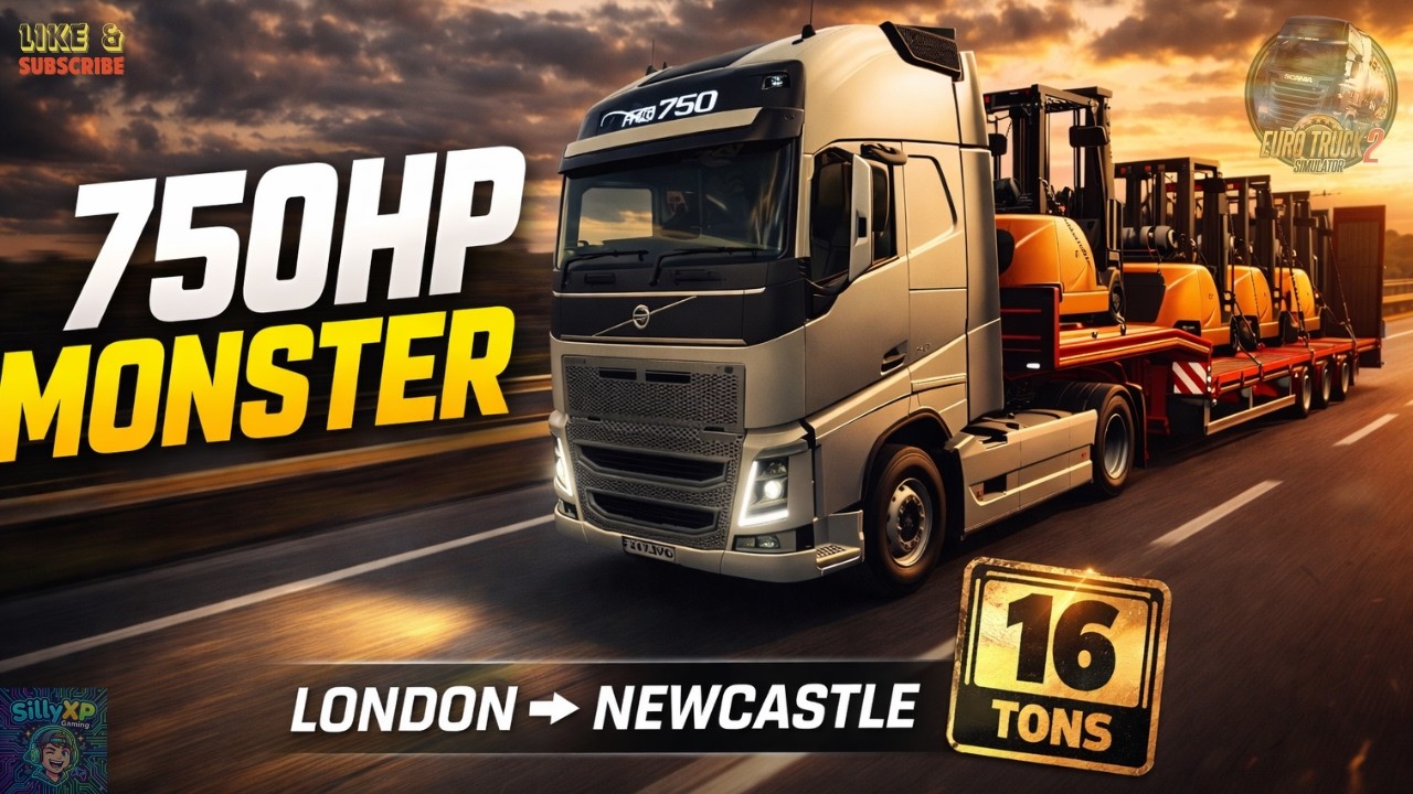 750HP vs. 16 TONS 💥 London to Newcastle | Volvo FH16