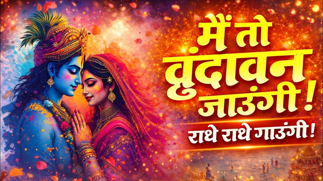 💕मैं  तो वृंदावन जाऊंगी, राधे राधे गाऊंगी | 💕Superhit Radha Krishna Bhajan#radharani