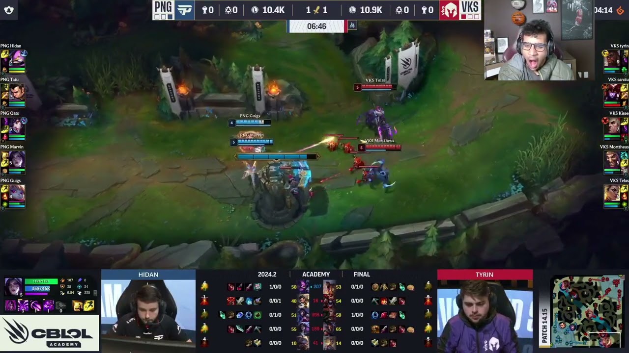 #absoluttlol em #Twitch | 🔥 🧠 paiN Gaming 1 vs 1 Vivo Keyd Stars - CoStream Oficial Academy do ...