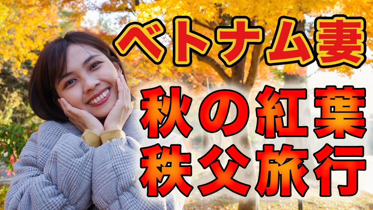 【災難】秩父旅行 紅葉と観光スポットをお得に満喫 特急ラビューの乗り心地は最高！｜GOTOトラベル｜日本人とベトナム人の国際結婚カップル