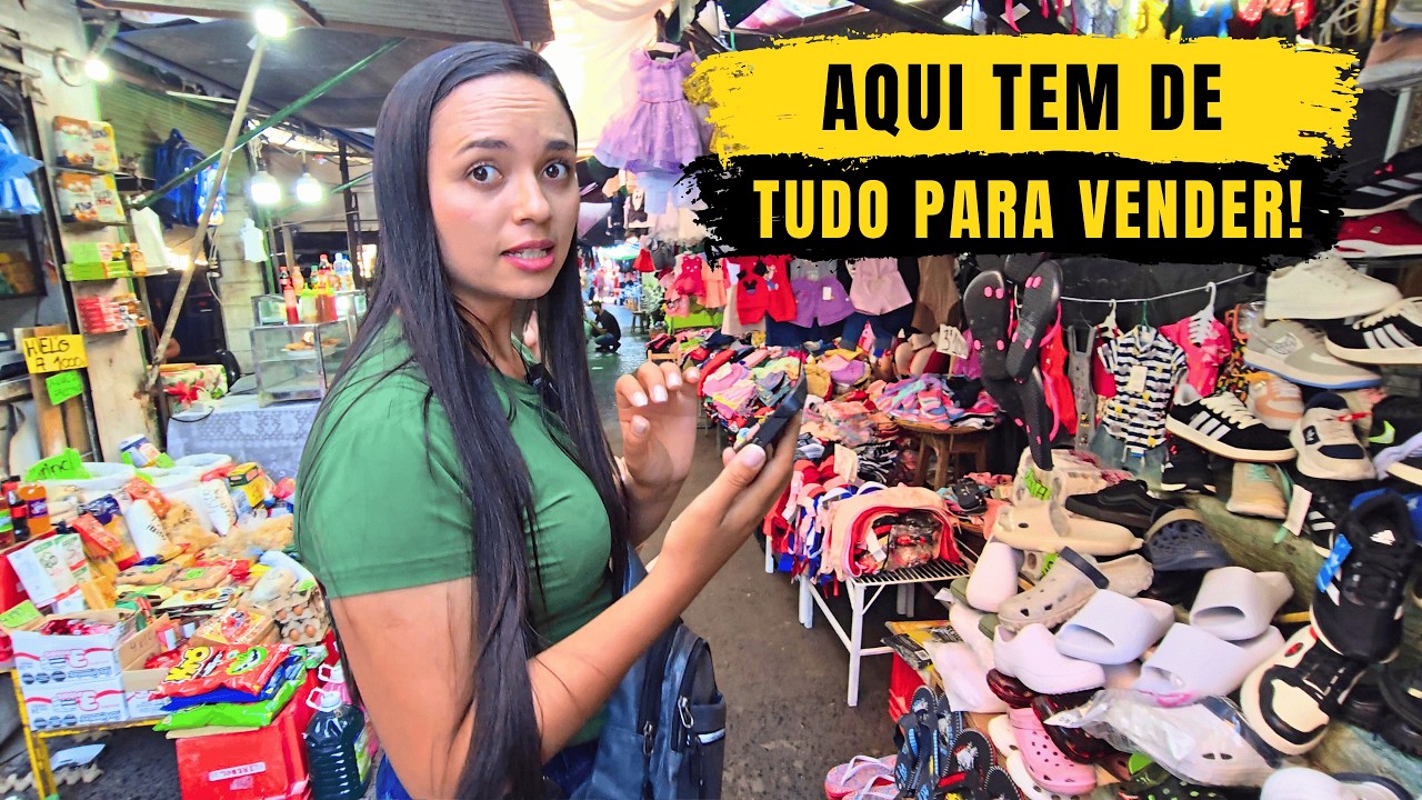 A MAIOR Feira de RUA  do PARAGUAI | MERCADO 4