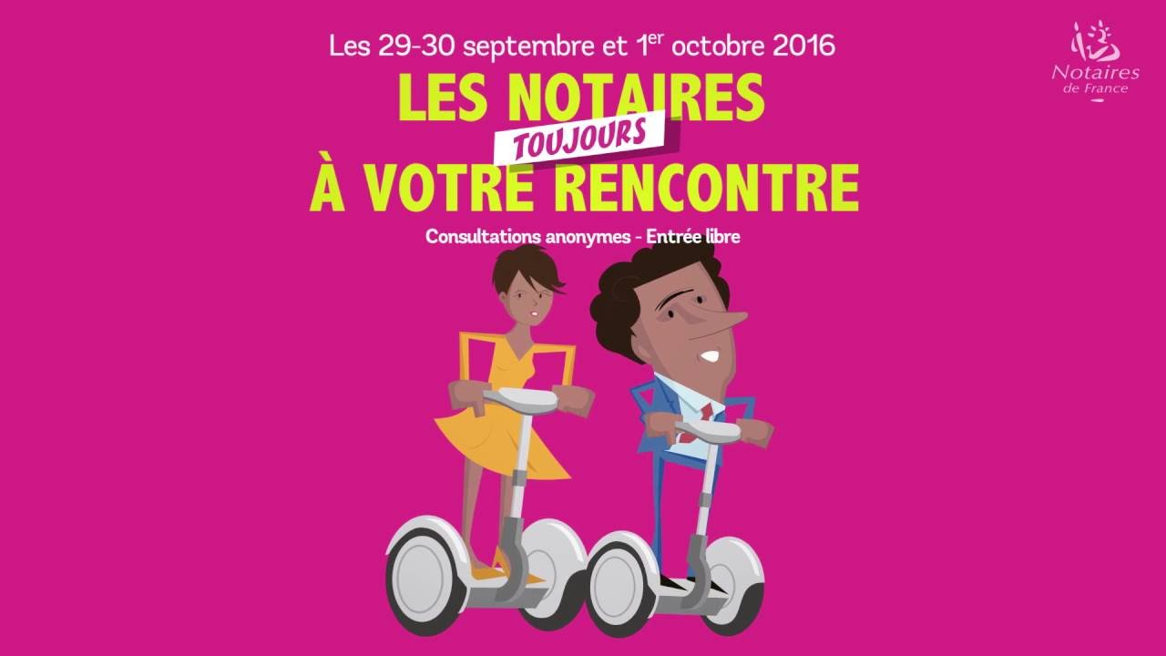 Les notaires toujours &agrave; votre rencontre en 2016