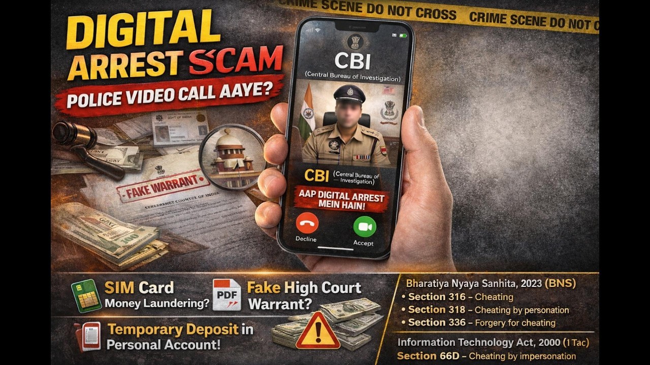 Digital Arrest Scam Exposed: CBI/ED Video Call? | Legal Truth by Adv. Ashish Rishi