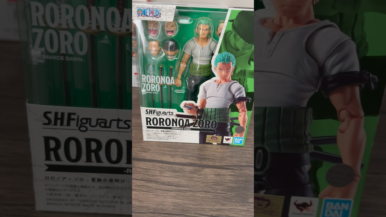 SH Figuarts Zoro Quick Review! #onepiece #anime #actionfigures #shfiguarts #shf #zoro #luffy