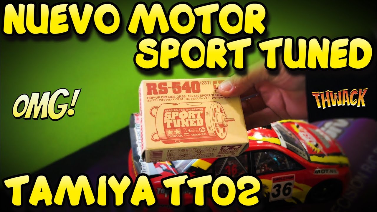 NUEVO MOTOR! 🚜💨 TAMIYA SPORT TUNED!😊🚀 TAMIYA TT02