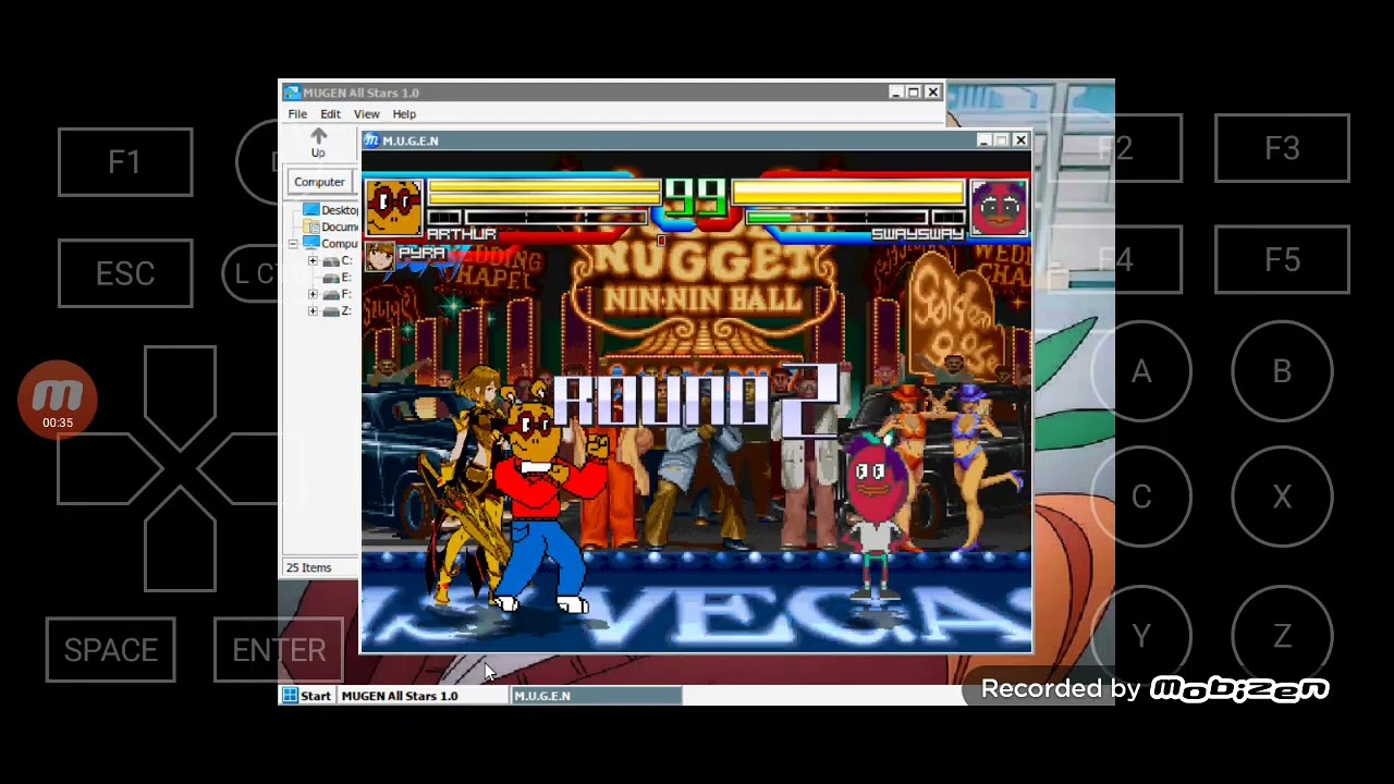 Mugen Battle #3085: Arthur Read & Pyra vs SwaySway