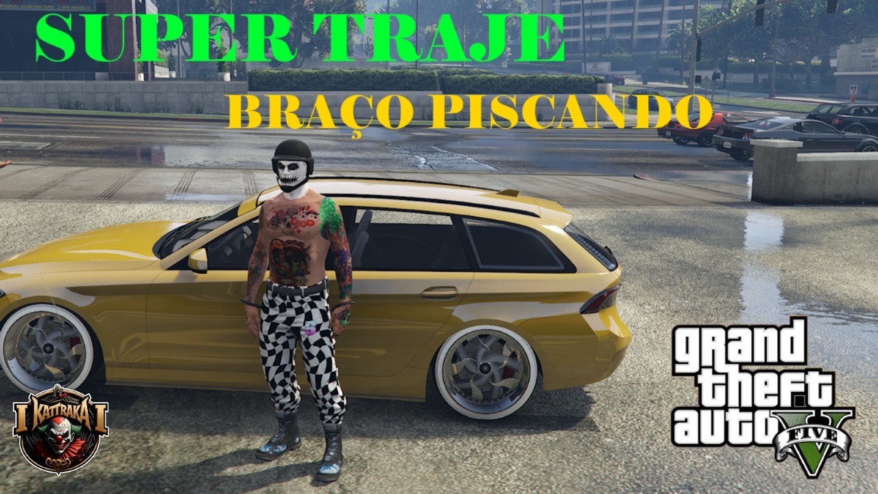 Como Fazer Traje Tryhard com Braço Piscando no GTA 5
