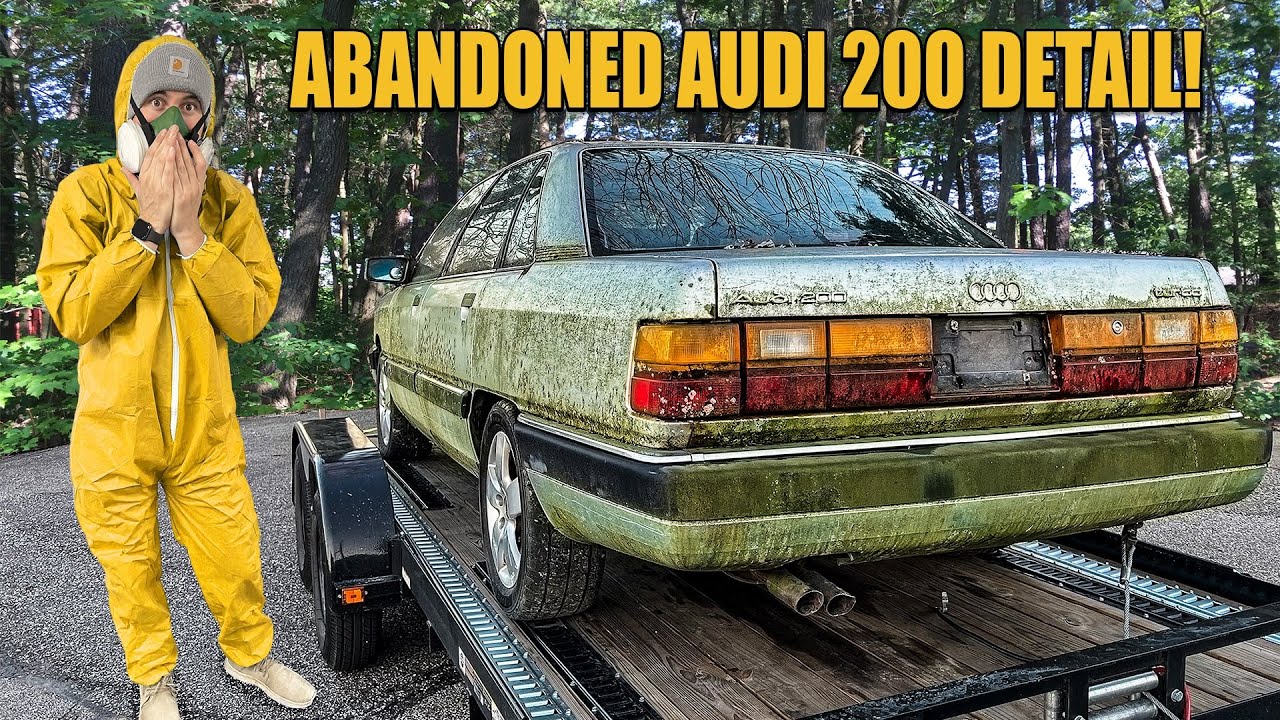 Скотный двор Бедствия Найти | ЗАБРОШЕННЫЙ Audi 200 Первая стирка за 15 лет | Реставрация автомобилей
